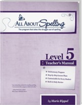 All About Spelling Level 5 Teacher's  Manual