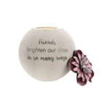 Friends, Round Tea Light Candle Holder