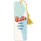 Smile God Loves You Bookmark With Tassel