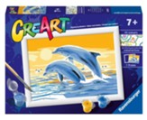 CreArt Painting by Numbers - Delightful Dolphins