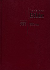 NEG Large-Print French Bible--hardcover, burgundy