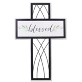Blessed, Wood And Metal Cross