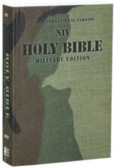 NIV Holy Bible, Military Edition--paperback, woods print camo