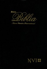 Biblia Ultrafina NVI, Piel Imitada Black (NVI Slimline Bible, Imitation Leather, Black)