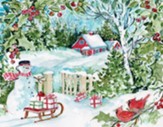 Winter Woods Christmas Cards, Box of 18