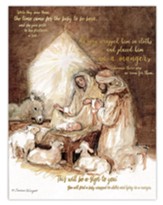 Away In A Manger, Box of 18 Christmas Cards