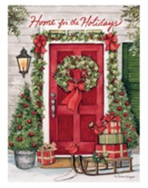 Holiday Door, Classic Christmas Cards, Set of 12