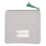 Fearless Canvas Pouch, Gray