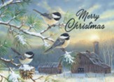 Farmland Chickadees, Christmas Cards, Box of 12, KJV