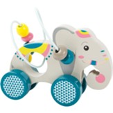 Push-along Elephant with Bead Rollercoaster