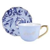 CB Gift 222145 5 oz Blessed Mom Tea Cup & Saucer Set