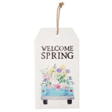 Welcome Spring Door Tag
