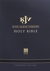 KJV Deluxe Gift Bible--genuine leather, brown/black
