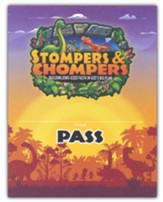 Stompers & Chompers: Passes with Stickers (pkg. of 10)