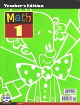 BJU Press Math Grade 1 Teacher's Edition (Third Edition)
