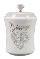 Wedding Blessings Ceramic Prayer Jar