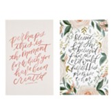Perhaps This is the Moment/Blessed is she who Believed Notebooks, Set of 2