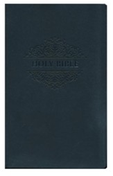 NKJV Comfort Print Holy Bible, Soft Touch Edition, Imitation Leather, Black