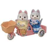 Calico Critters, Tandem Cycling Set - Husky Sister & Brother