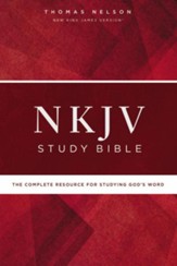 NKJV Comfort Print Study Bible, Hardcover