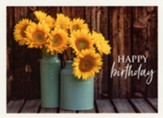 Flowers in a Vase Birthday Cards, Box of 12