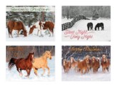 Winter Horses Christmas Cards, Box of 12 (KJV)