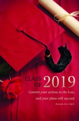 Graduation 2019 Bulletins, 100 (Prov 16:3 NLT)