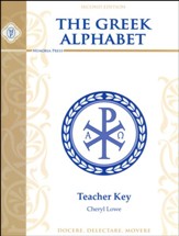 Greek Alphabet Book- Teacher Key