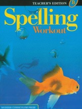 Spelling Workout 2001/2002 Level B Teacher Edition