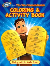 Brother Francis: The Ten Commandments, Coloring Activity Book