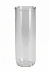 Offerlight Clear Glass Globe for Candle Inserts, Case of 12