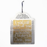 God Will Supply Philippians 4:9 Hanging Wall Decor