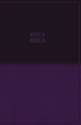 KJV, Value Thinline Bible, Compact, Leathersoft, Purple, Comfort Print
