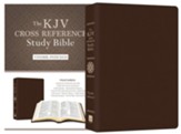 KJV Cross Reference Study Bible-Bonded Leather brown, thumb-indexed