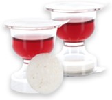 Prefilled Whole Wheat Wafer & Communion Wine Chalice Cups,  Box of 1,200