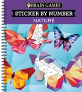 Brain Games - Sticker by Letter: Ocean Fun (Sticker Puzzles - Kids Activity  Book) [With Sticker(s)] (Spiral)