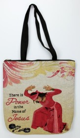 There Is Power In the Name Of Jesus Tote Bag