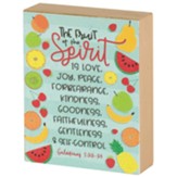 Fruit of the Spirit Tabletop Plaque
