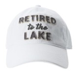 Retired To the Lake Cap, White