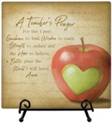 Teacher Prayer, Easel Plaque