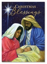 Christmas Blessings Nativity Boxed Cards, (Box of 15), KJV