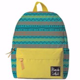 Backpack Set with Matching Pen Pouch, Yellow & Green