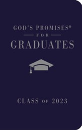 NKJV God's Promises for Graduates: Class of 2023--hardcover, navy