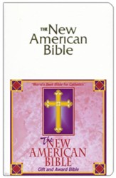 NAB Gift & Award Bible--Imitation Leather, White