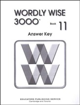 Wordly Wise 3000, Grade 11, Answer Key for Student Text - Slightly Imperfect (Homeschool Edition)