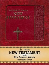 New Testament: New Catholic Version Bonded Leather  Burgundy