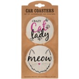 Cat Car Coaster Set