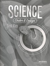 Science: Order and Design (Grade 7) Test Key