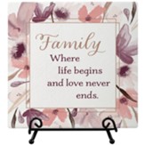 Family Easel Plaque