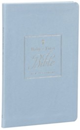 KJV Baby's First New Testament--soft leather-look, blue